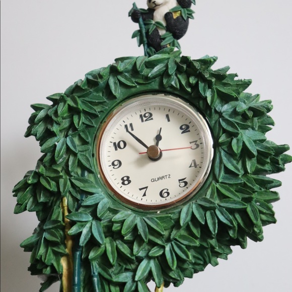 RARE Vintage CADONA giant panda bear Quartz clock - Picture 7 of 14